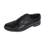 Pantofi barbati casual din piele naturala neagra P32NBOX